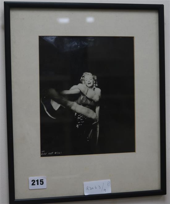An original photograph of Marilyn Monroe, press production only Warner Brothers